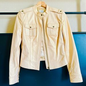 Vintage cAche Glow rare Y2K soft genuine leather 
Light Tan